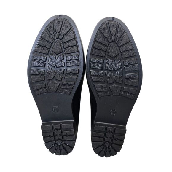 NWT A New Day Women's 9W Wide Chelsea Black Waterproof Ankle Rain Booties - Picture 6 of 12